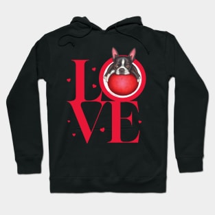 Boston Terrier Love Hoodie